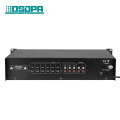 Commercial PA System Preamplifier with 5 Mic 3 Aux Input PA Pre-amplifier